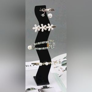1pc Black Jewelry Display Rack